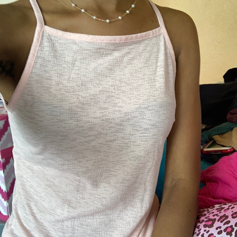Sheer Halter Neck Blouse